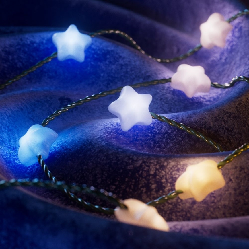 Twinkly CANDIES - ghirlandă LED RGB reglabilă, 200 LED, 14 m, USB, Wi‑Fi