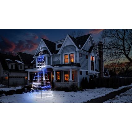 Twinkly - Brad de Crăciun LED RGBW, cu intensitate reglabilă, pentru exterior, LIGHT TREE 1000xLED, 6 m, IP44, Wi‑Fi