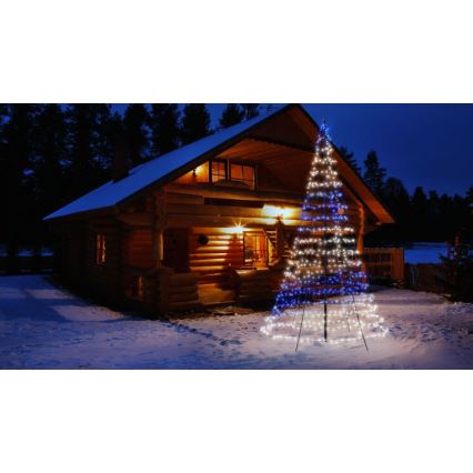 Twinkly - Brad de Crăciun LED RGBW reglabil în intensitate pentru exterior LIGHT TREE 750xLED 4m IP44 Wi-Fi