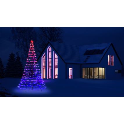 Twinkly - Brad de Crăciun LED RGBW reglabil în intensitate pentru exterior LIGHT TREE 750xLED 4m IP44 Wi-Fi