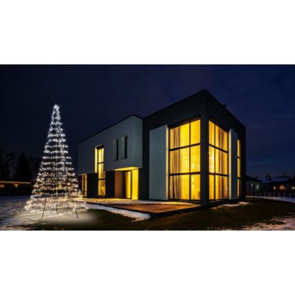 Twinkly - Brad de Crăciun LED RGBW reglabil în intensitate pentru exterior LIGHT TREE 750xLED 4m IP44 Wi-Fi