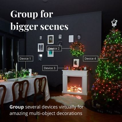 Twinkly - Ghirlandă LED RGBW reglabilă pentru exterior STRINGS 250 LED 23,5 m IP44 Wi-Fi