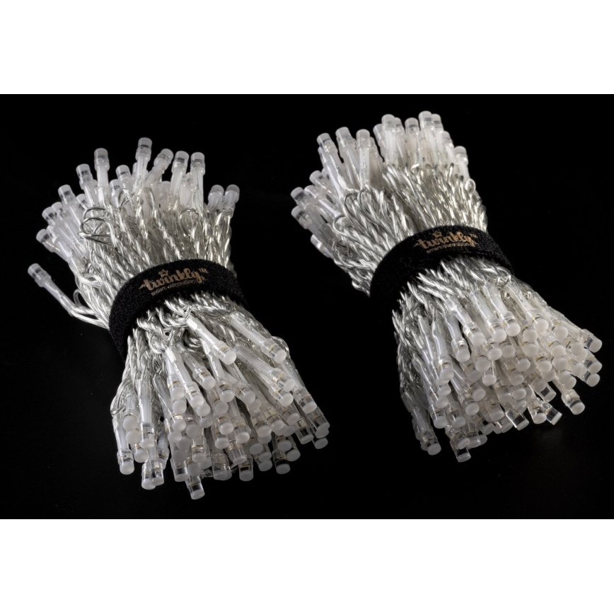 Twinkly - LED RGBW șir luminos de exterior pentru Crăciun, cu intensitate reglabilă STRINGS 250xLED 23,5m IP44 Wi-Fi