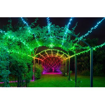Twinkly - Șir LED RGB reglabil pentru exterior STRINGS 250 LED 23,5 m IP44 Wi-Fi