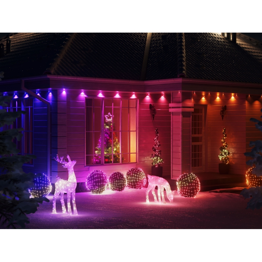 Twinkly - Șir de Crăciun LED RGB reglabil pentru exterior STRINGS 750xLED 63,5m IP44 Wi-Fi