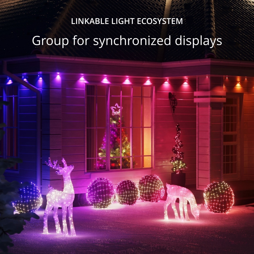 Twinkly - Șir de Crăciun LED RGB reglabil pentru exterior STRINGS 750xLED 63,5m IP44 Wi-Fi
