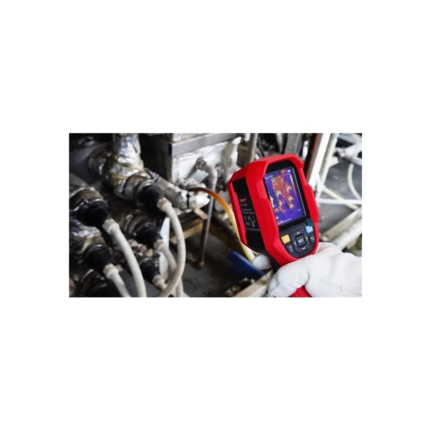 Uni-T - Cameră termică cu baterie 5000 mAh, rezoluție 256x192 px, IP65, Wi-Fi