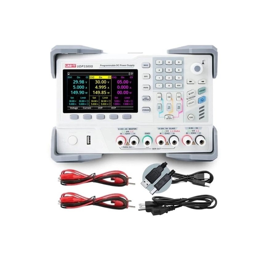 Uni-T UDP3305S-E - Sursă de laborator UDP3305S-E 0-30V/0-6A