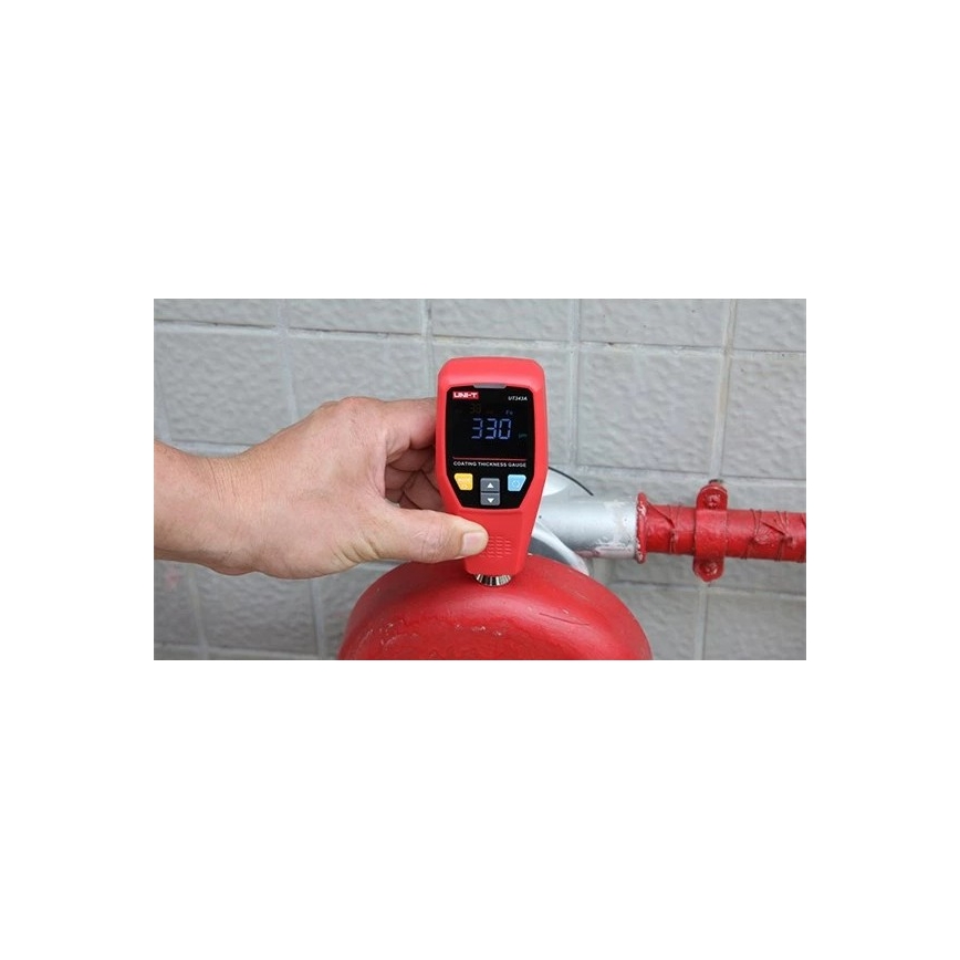 Uni-T UT343A - Tester grosime strat de lac, alimentat cu 2xAAA