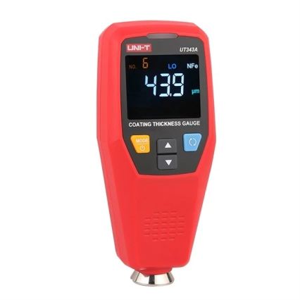 Uni-T UT343A - Tester grosime strat de lac, alimentat cu 2xAAA