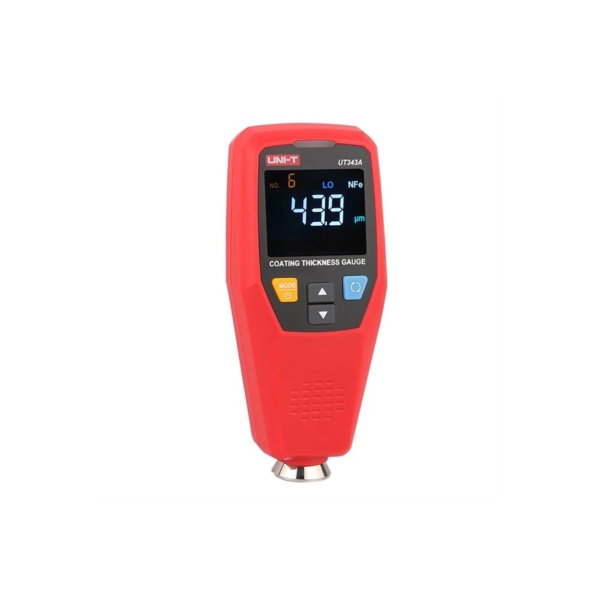 Uni-T UT343A - Tester grosime strat de lac, alimentat cu 2xAAA