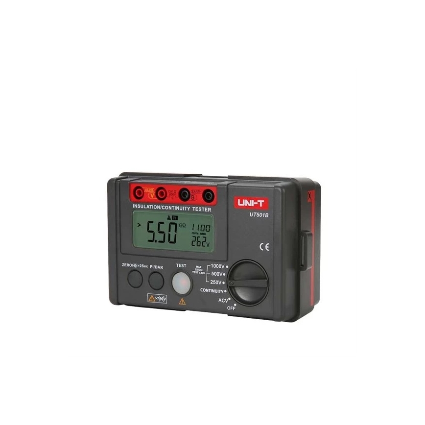 Uni-T UT501B - Tester pentru rezistența la izolație, alimentat cu 6 baterii AA