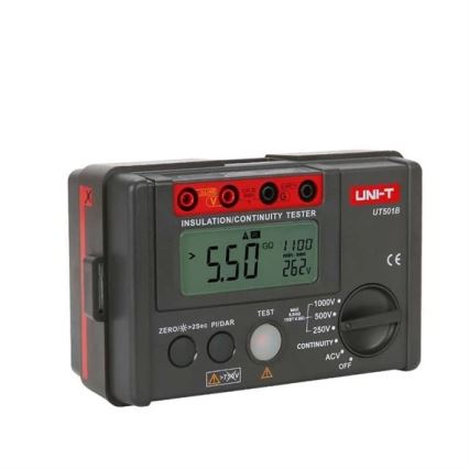 Uni-T UT501B - Tester pentru rezistența la izolație, alimentat cu 6 baterii AA
