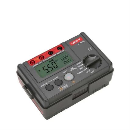 Uni-T UT501B - Tester pentru rezistența la izolație, alimentat cu 6 baterii AA