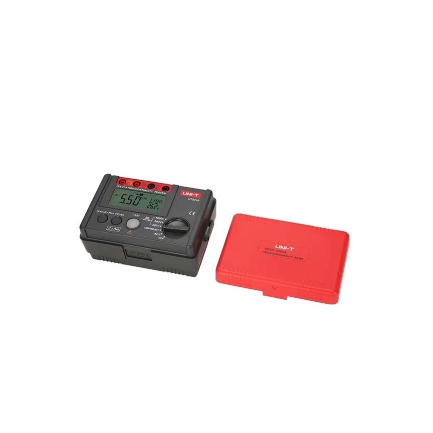 Uni-T UT501B - Tester pentru rezistența la izolație, alimentat cu 6 baterii AA