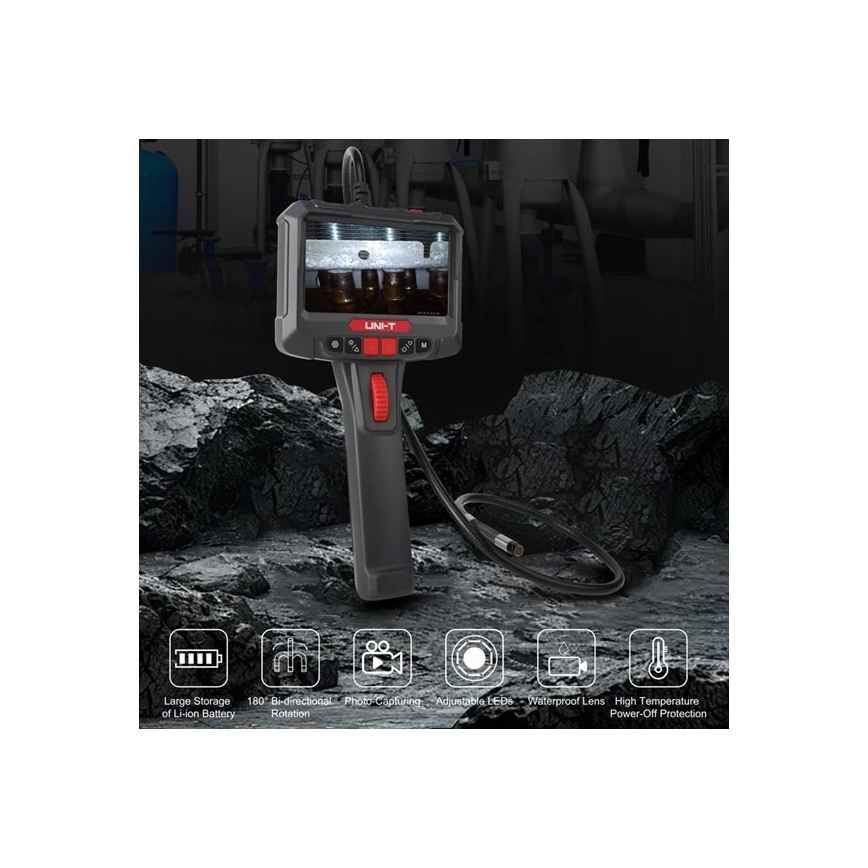 Uni-T UT663B - boroscop 1 m, 3,7 V, 3000 mAh, IP67