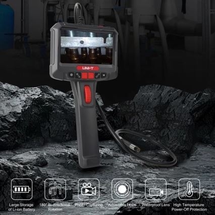 Uni-T UT663B - Endoscop de inspecție 3,7V 3000 mAh IP67 3m