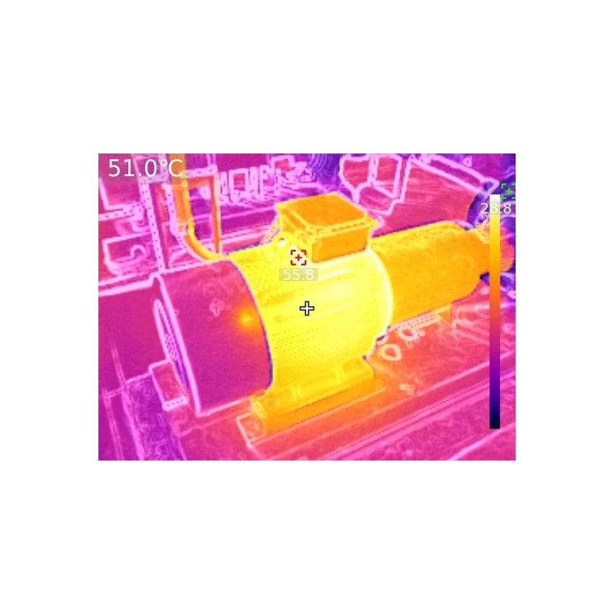 Uni-T UTi720V - Cameră termică 5200 mAh 640x480 px 3,7V IP54