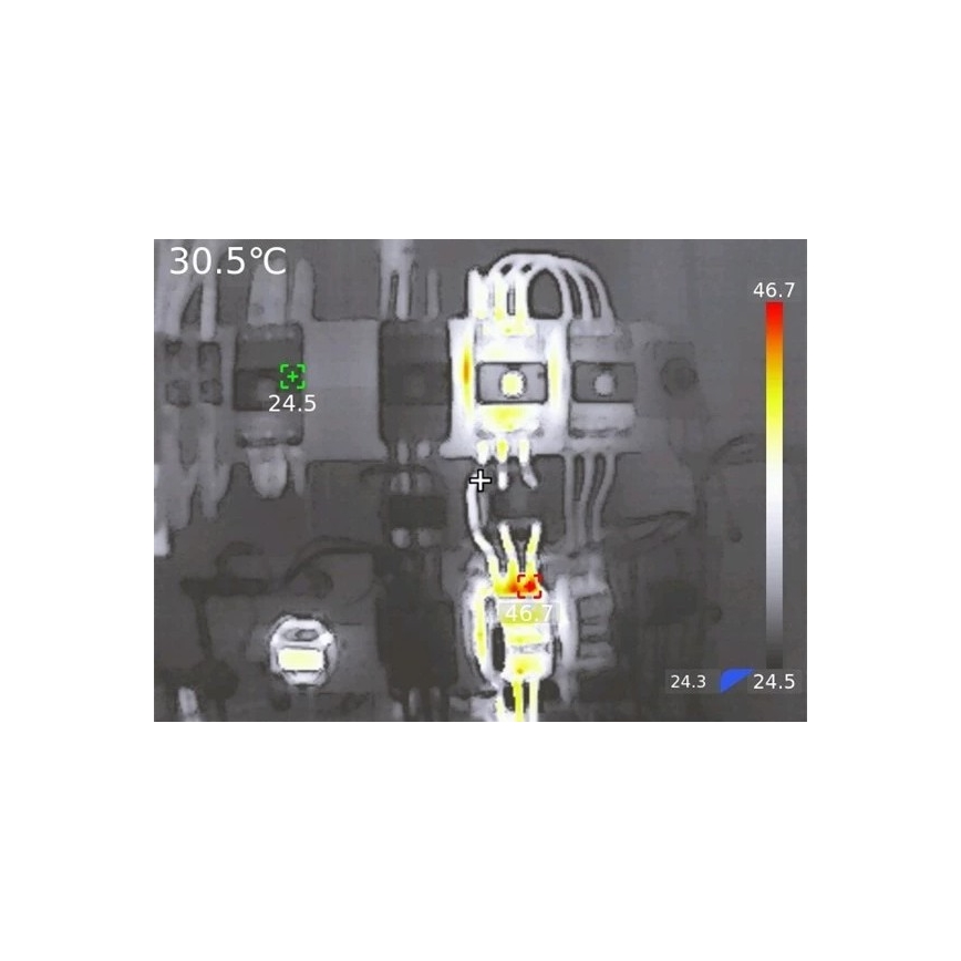 Uni-T UTi730V - Cameră termică, 640x480 px, 5200 mAh, IP54
