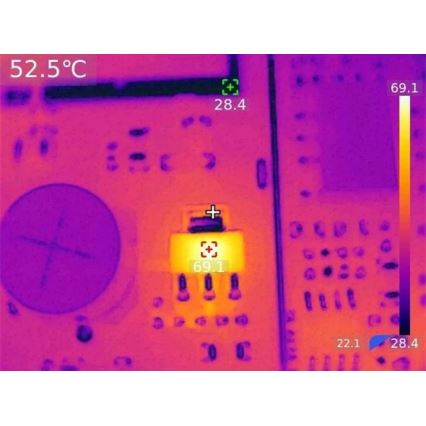 Uni-T UTi730V - Cameră termică, 640x480 px, 5200 mAh, IP54