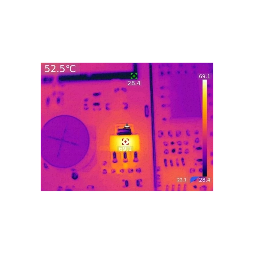 Uni-T UTi730V - Cameră termică, 640x480 px, 5200 mAh, IP54