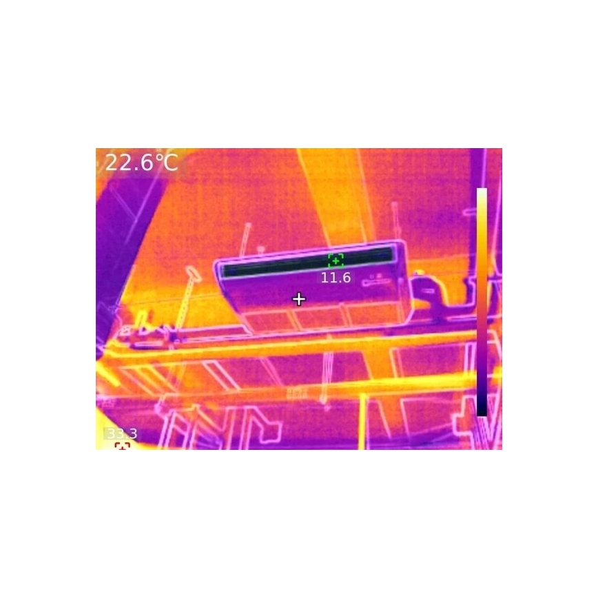 Uni-T UTi730V - Cameră termică, 640x480 px, 5200 mAh, IP54