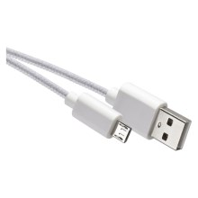 USB cablu USB 2.0 A conector/USB B micro conector alb
