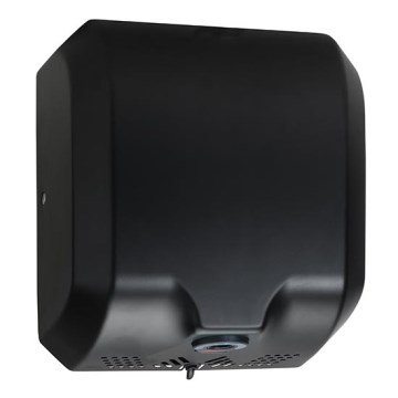 Uscător de mâini 29,5x32 cm inox/negru