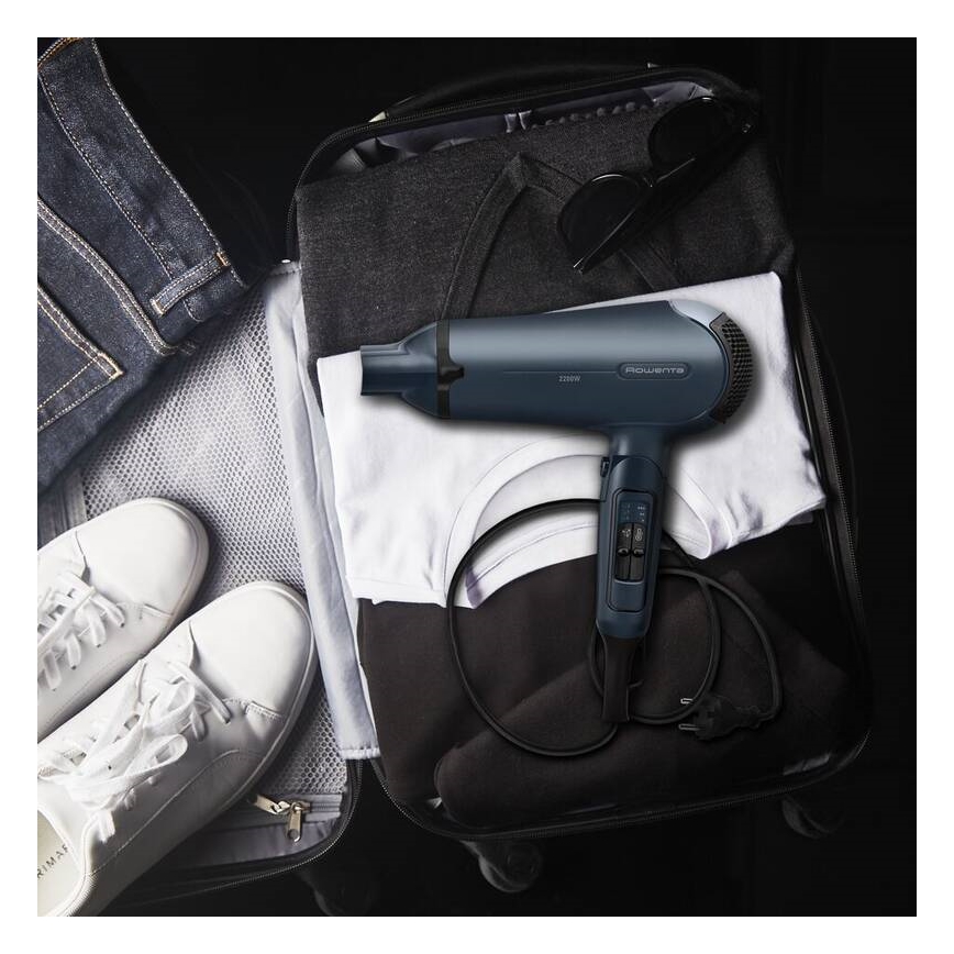 Uscător de păr NOMAD SPECIALIST 2200W/230V albastru Rowenta