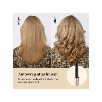 Uscător de păr Silk’n SILKYAIR FLEX 230V, negru/auriu