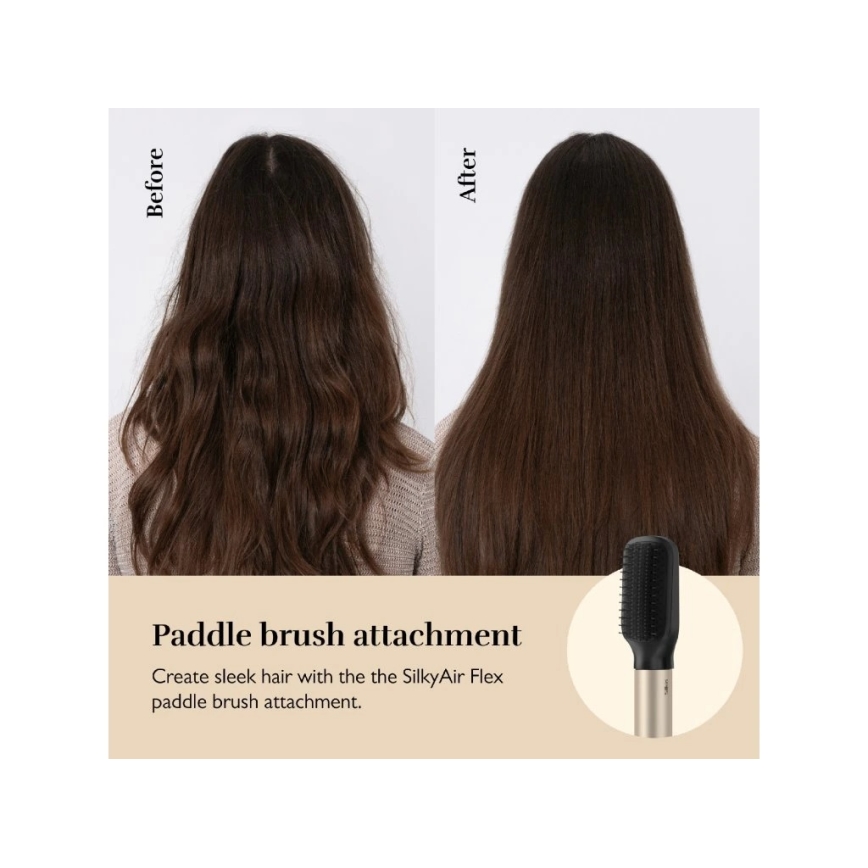 Uscător de păr Silk’n SILKYAIR FLEX 230V, negru/auriu