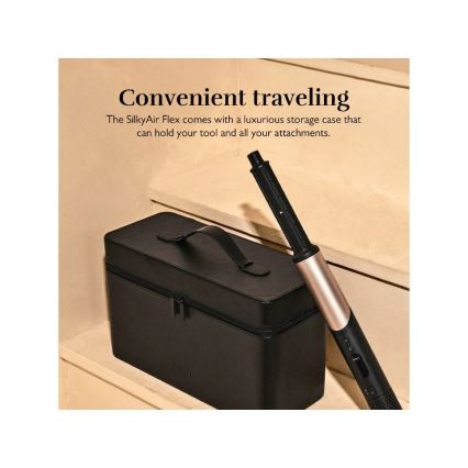 Uscător de păr Silk’n SILKYAIR FLEX 230V, negru/auriu