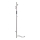 Uscător electric de prosoape, bară 118 cm, 30 W, inox