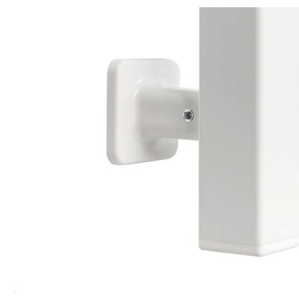 Uscător electric de prosoape cu termostat SILOUETTE 70W 120x9 cm, alb, pe partea dreaptă