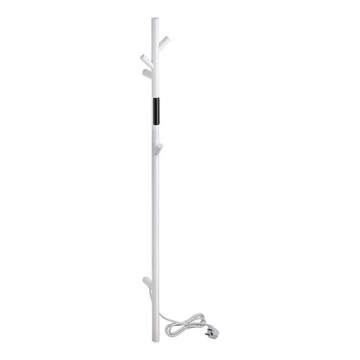 Uscător electric de prosoape tip bară, 118 cm, 30 W, alb