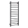 Uscător electric pentru prosoape, 45 x 132 cm, 180 W, inox/negru