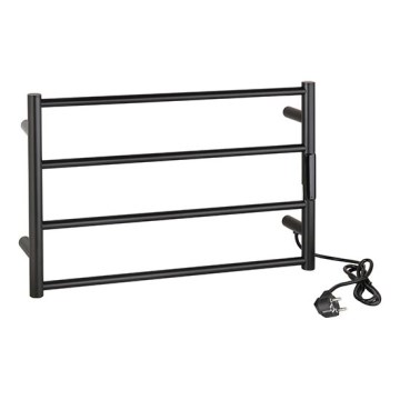 Uscător electric pentru prosoape 56x37 63W inox/negru