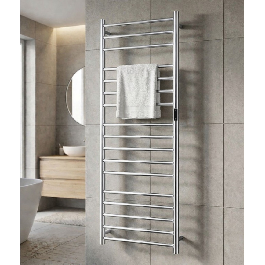 Uscător electric pentru prosoape 60 x 168 cm, 285 W, inox