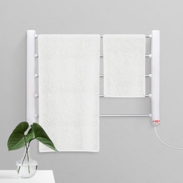 Uscător electric pentru prosoape 65 W/230 V, 60 x 43,2 cm, IPX1, alb