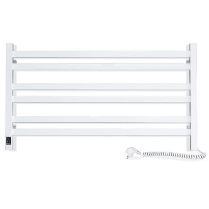 Uscător electric pentru prosoape AVANGARD, 181 W, 50 x 90 cm, alb, cu termostat, montare pe partea dreaptă