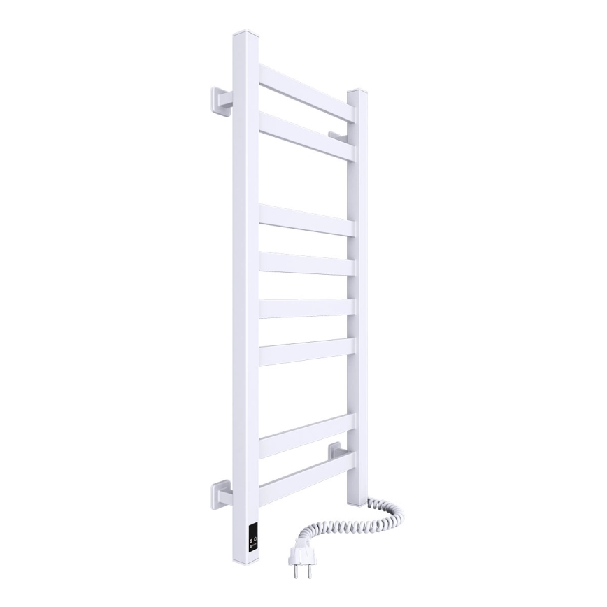 Uscător electric pentru prosoape AVANGARD cu termostat, 105 W, 80 x 36 cm, alb, dreapta