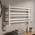 Uscător electric pentru prosoape cu termostat AVANGARD 181W 50x90 cm alb stânga