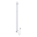 Uscător electric pentru prosoape cu termostat SILOUETTE 106W 150x9cm, alb, cu racordare pe partea dreaptă