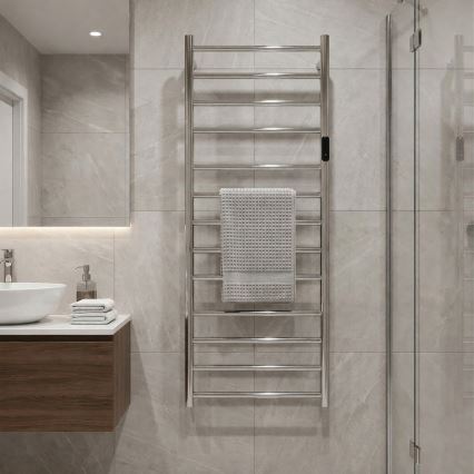 Uscător electric pentru prosoape din oțel inoxidabil, 45 x 132 cm, 180 W