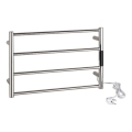 Uscător electric pentru prosoape din oțel inoxidabil, 56 x 37 cm, 63 W