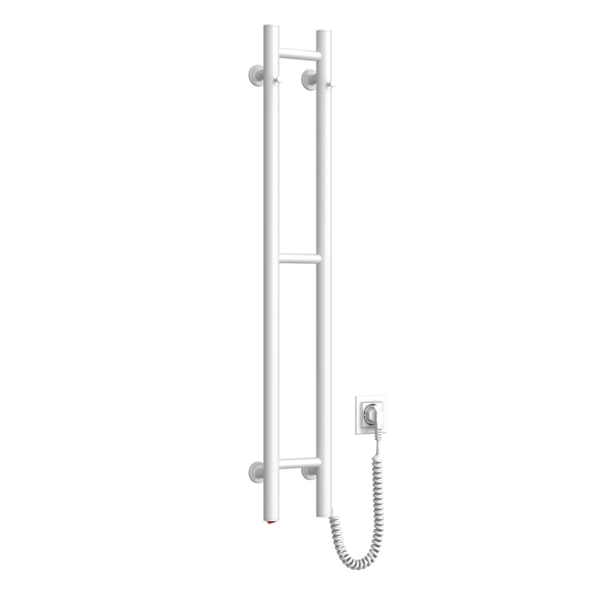 Uscător electric pentru prosoape SILOUETTE 46W 100x16 cm alb, pe partea dreaptă