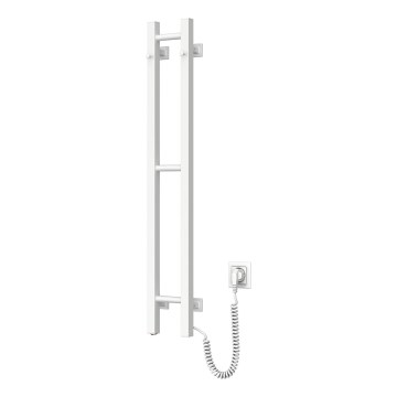 Uscător electric pentru prosoape SILOUETTE 59W 101x16 cm, alb, cu montare pe partea dreaptă