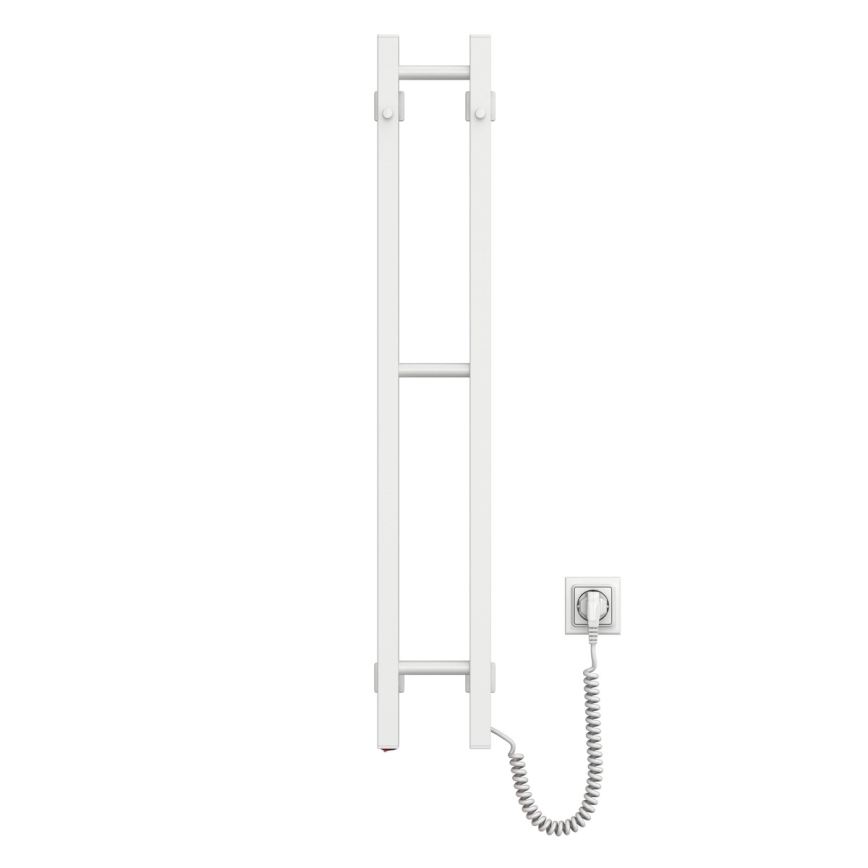 Uscător electric pentru prosoape SILOUETTE 59W 101x16 cm, alb, cu montare pe partea dreaptă