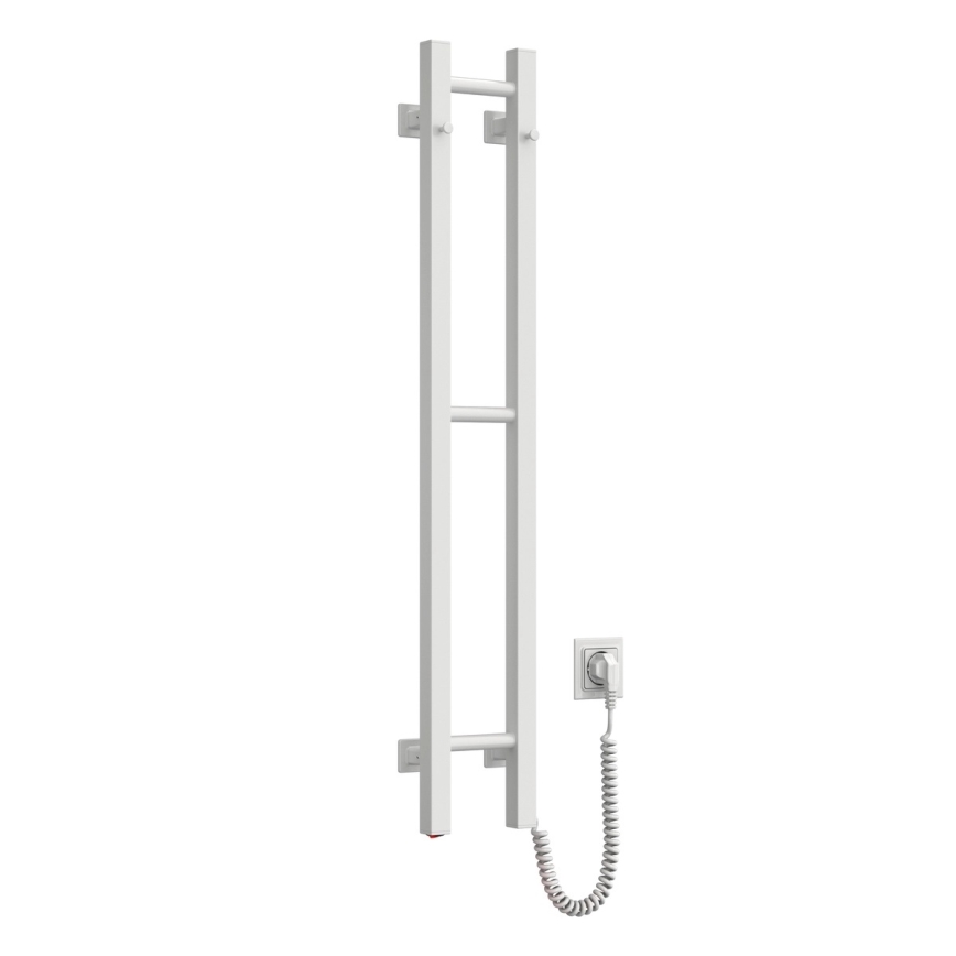 Uscător electric pentru prosoape SILOUETTE 59W 101x16 cm, alb, cu montare pe partea dreaptă