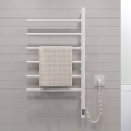 Uscător electric rotativ pentru prosoape cu termostat ARABESQUE 105W  80x49 cm alb